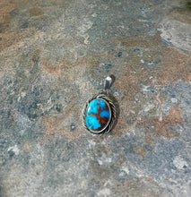 Custom: Bisbee Turquoise Pendant