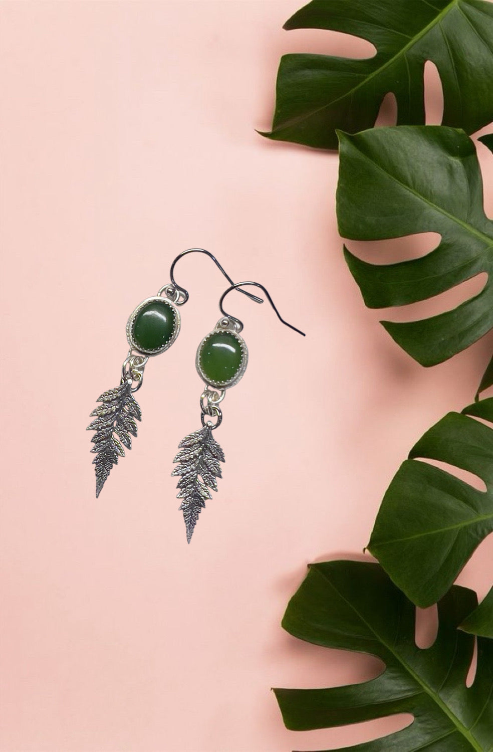 Jade Fern Earrings