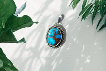 Custom: Bisbee Turquoise Pendant